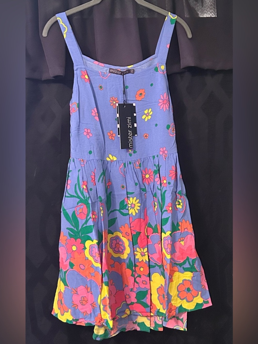 MISTER ZIMI Women’s Size 10 Sophie Floral Print Mini Dress NWTS